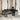 6-delige Loungeset met kussens poly rattan lichtgrijs