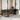 7-delige Loungeset met kussens poly rattan grijs