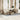 8-delige Loungeset met kussens poly rattan beige
