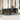8-delige Loungeset met kussens poly rattan grijs