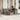 8-delige Loungeset met kussens poly rattan beige