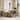 7-delige Loungeset met kussens poly rattan beige