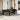 8-delige Loungeset met kussens poly rattan grijs