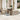 9-delige Loungeset met kussens poly rattan beige
