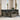 7-delige Loungeset met kussens poly rattan grijs