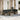 8-delige Loungeset met kussens poly rattan grijs