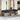 8-delige Loungeset met kussens poly rattan lichtgrijs