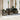 6-delige Loungeset met kussens poly rattan grijs