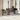 6-delige Loungeset met kussens poly rattan lichtgrijs