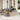9-delige Loungeset met kussens poly rattan beige