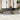 10-delige Loungeset met kussens poly rattan lichtgrijs