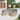 2-delige Loungeset halfrond poly rattan beige