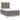 Boxspring met matras en LED stof donkergrijs 120x190 cm
