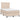 Boxspring met matras en LED kunstleer cappuccinokleur 120x190cm