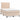 Boxspring met matras en LED kunstleer cappuccinokleur 120x190cm