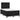 Boxspring met matras en LED fluweel zwart 120x190 cm