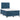 Boxspring met matras en LED fluweel donkerblauw 120x190 cm