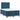 Boxspring met matras en LED fluweel donkerblauw 120x190 cm