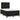 Boxspring met matras en LED fluweel zwart 120x190 cm