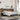 Bedframe bewerkt hout en metaal zwart 90x190 cm