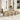 8-delige Loungeset met kussens poly rattan beige