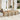 9-delige Loungeset met kussens poly rattan beige