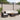 6-delige Loungeset met kussens poly rattan zwart