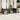 10-delige Loungeset met kussens poly rattan grijs