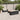 6-delige Loungeset met kussens poly rattan zwart