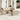 9-delige Loungeset met kussens poly rattan beige