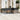10-delige Loungeset met kussens poly rattan grijs