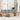 6-delige Loungeset met kussens poly rattan beige