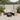 6-delige Loungeset met kussens poly rattan zwart