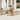 9-delige Loungeset met kussens poly rattan beige