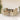 5-delige Tuinset met kussens poly rattan en glas beige