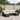 6-delige Loungeset met kussens poly rattan zwart