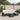 6-delige Loungeset met kussens poly rattan zwart