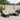 6-delige Loungeset met kussens poly rattan bruin