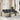 6-delige Loungeset met kussens poly rattan lichtgrijs