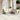 7-delige Loungeset met kussens poly rattan beige