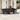 8-delige Loungeset met kussens poly rattan grijs