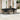 8-delige Loungeset met kussens poly rattan lichtgrijs