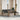 6-delige Loungeset met kussens poly rattan lichtgrijs
