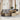 7-delige Loungeset met kussens poly rattan beige