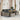 6-delige Loungeset met kussens poly rattan grijs