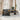6-delige Loungeset met kussens poly rattan grijs