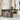 7-delige Loungeset met kussens poly rattan grijs
