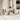 7-delige Loungeset met kussens poly rattan beige