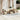 7-delige Loungeset met kussens poly rattan beige