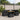 6-delige Loungeset met kussens poly rattan zwart